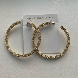 Kendra Scott Gold Hoops
